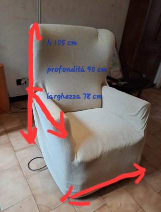 Poltrona relax con telecomando