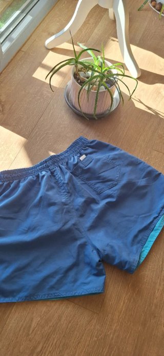 Bañador hombre reversible azul