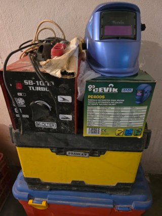 Soldador eléctrico.