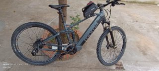 Bicicleta eléctrica doble suspensión Moma E-MTB 29