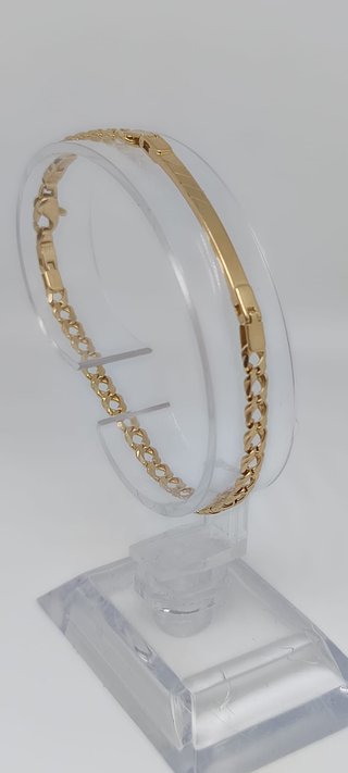 J-0877 Esclava Oro 18K Barbada