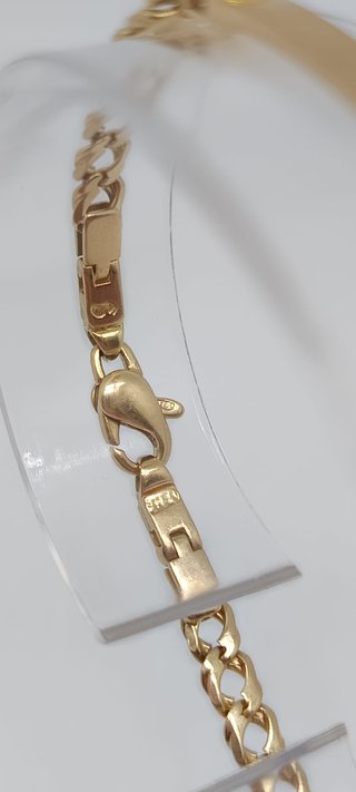 J-0877 Esclava Oro 18K Barbada