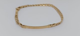 J-0877 Esclava Oro 18K Barbada