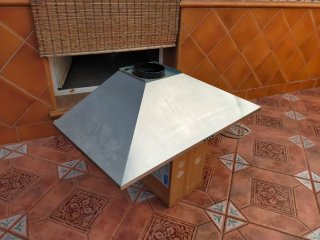 Campana extractora de cocina acero inoxidable