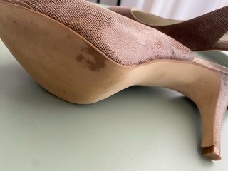 Sandalias tacón piel destalonadas