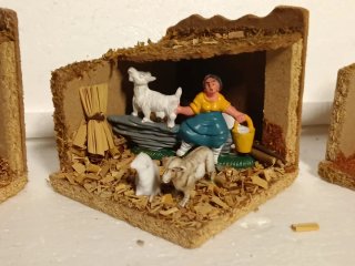 Pastori presepe diorama