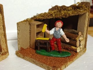 Pastori presepe diorama