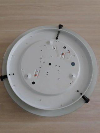 Plafoniera design sole blu e argento