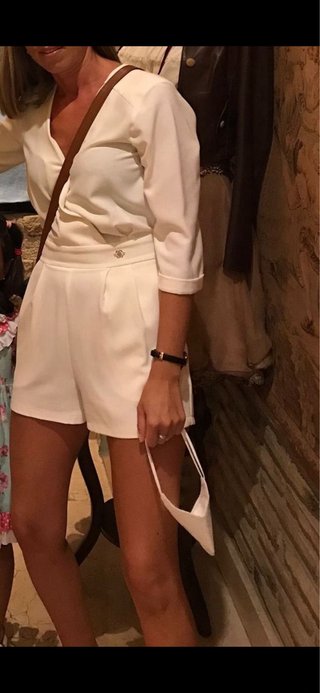 Mono corto blanco talla 34/36