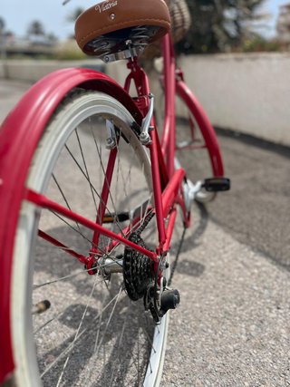 Bicicleta Urbana Capri Valentina Rojo 6V
