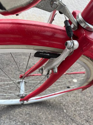 Bicicleta Urbana Capri Valentina Rojo 6V