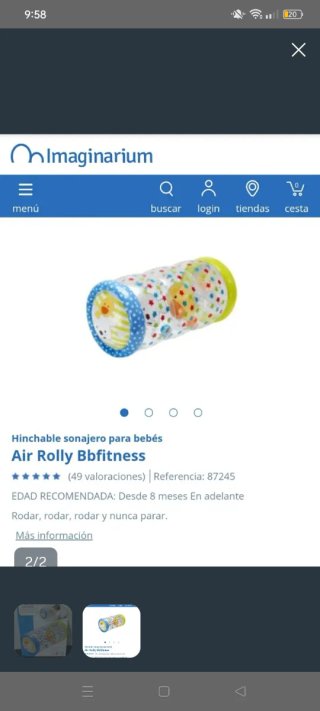 Ruedín hinchable para bebés