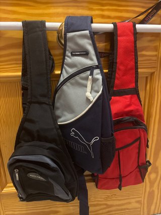 Lote de 3 bolsos bandoleras