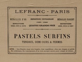 Caja de pinturas al pastel Lefranc-Paris