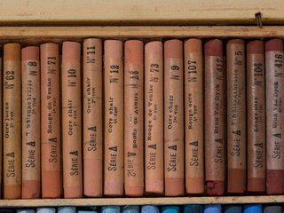 Caja de pinturas al pastel Lefranc-Paris