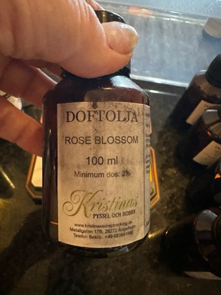 Aceite aromático para velas