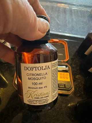 Aceite aromático para velas