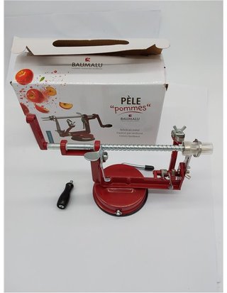 Baumalu 450009 pelador de manzanas metal - rojo vino
