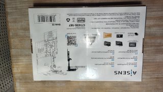 Soporte Techo TV AISENS 19-43 Giratorio Plegable