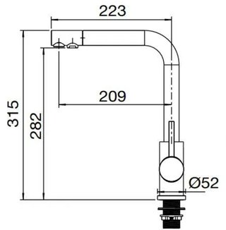 Grifo Cocina Maier Look Osmosis Cromado