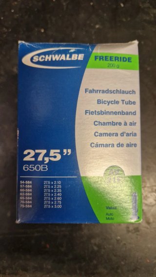 4 Camere d'aria Hutchinson 27.5 Schrader + 1 schwa