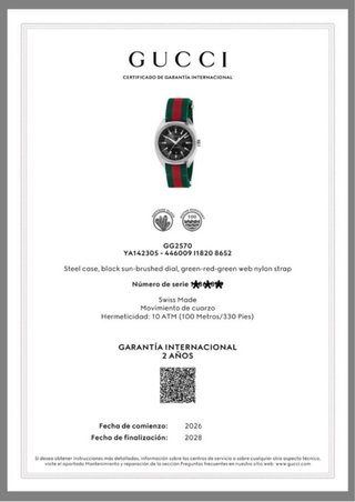 Reloj Gucci