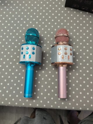2 Micrófonos Karaoke Inalámbricos Bluetooth