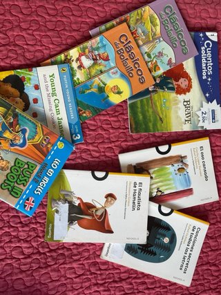 Juego des libros(14libro) de lectura escolar