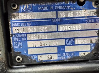 Caja cambios daf 16as2231 serie xf 106 euro 110192