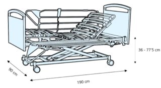 Cama articulada eléctrica Pardo