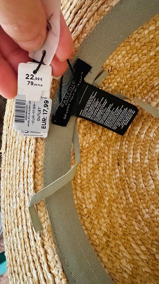 Sombrero de paja Parfois nuevo
