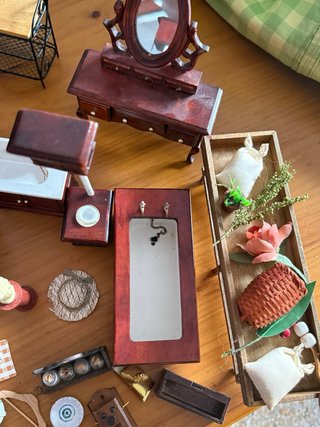 Accessori per case delle bambole in miniatura
