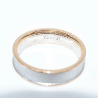Anillo Oro 18k Bicolor con brillantes