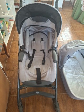 Conjunto Carro Bebé: Capazo y Silla Bastón