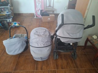 Conjunto Carro Bebé: Capazo y Silla Bastón