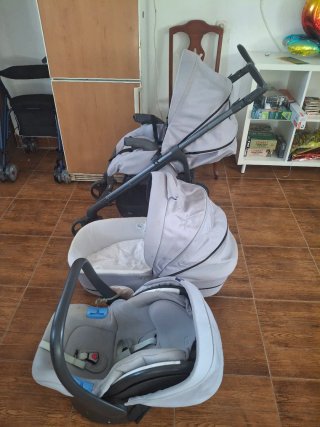 Conjunto Carro Bebé: Capazo y Silla Bastón