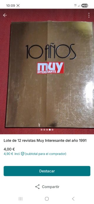 Revistas Muy Interesante año 1991 [enero a diciemb