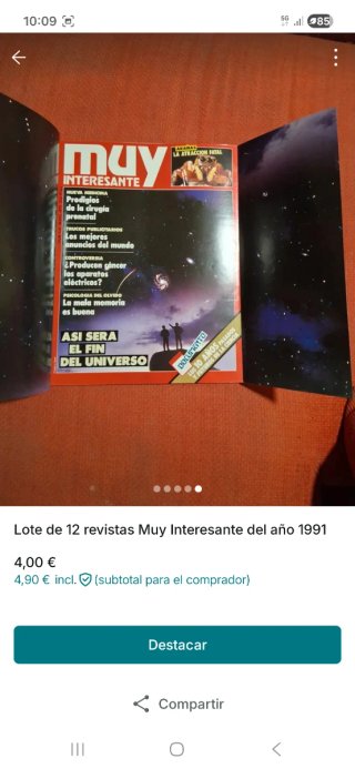 Revistas Muy Interesante año 1991 [enero a diciemb