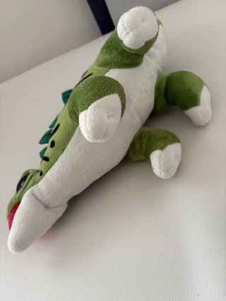 Peluche dinosauro verde