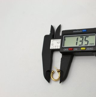 Aros de oro 18k 2.3g