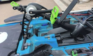 Kayak de pesca con remolque