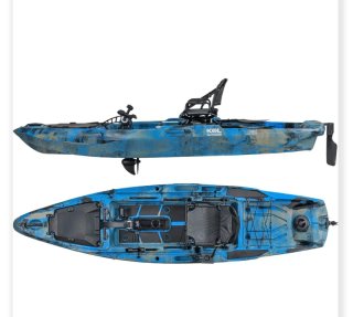 Kayak de pesca con remolque