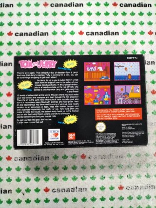 Tom and Jerry Super Nintendo PAL