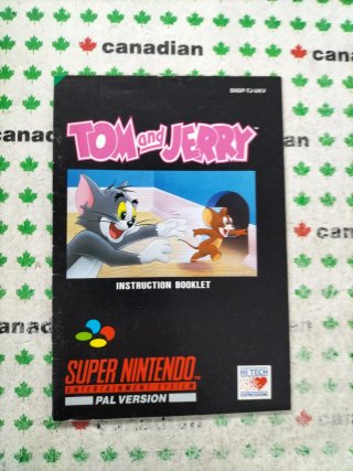 Tom and Jerry Super Nintendo PAL