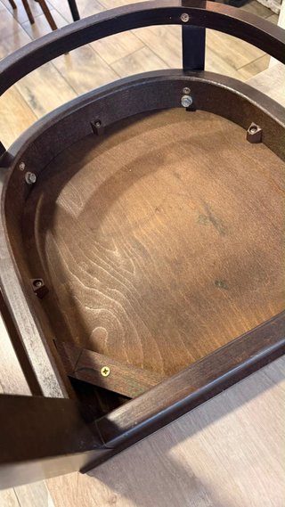Sillas de madera maciza nogal