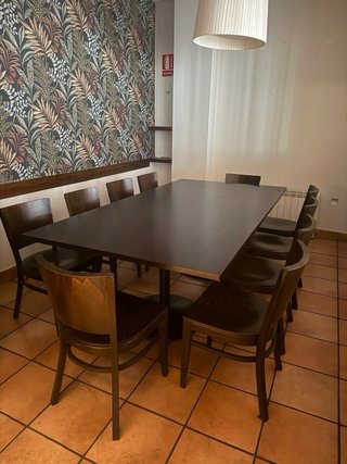 Sillas de madera maciza nogal