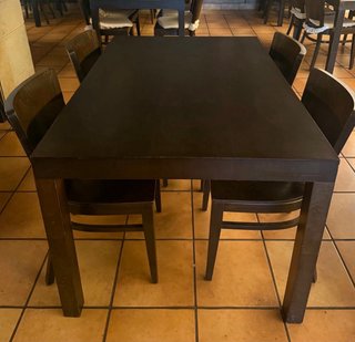 Sillas de madera maciza nogal