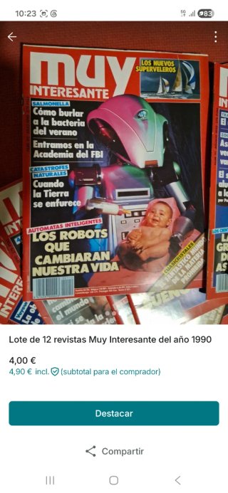 Revistas Muy Interesante año 1990 de enero a dici