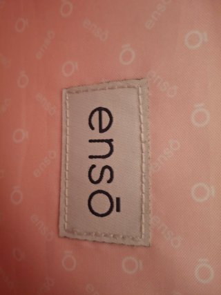Maletín infantil Enso rosa y gris