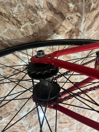 Bicicleta Fixie Roja
